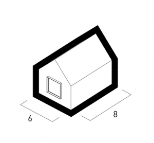 Pôdorys modelového domu