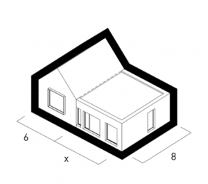 Pôdorys modelového domu