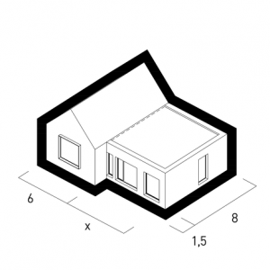 Pôdorys modelového domu