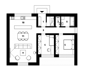 Modelový dom C